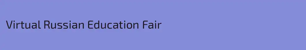 Virtual Russian Education Fair